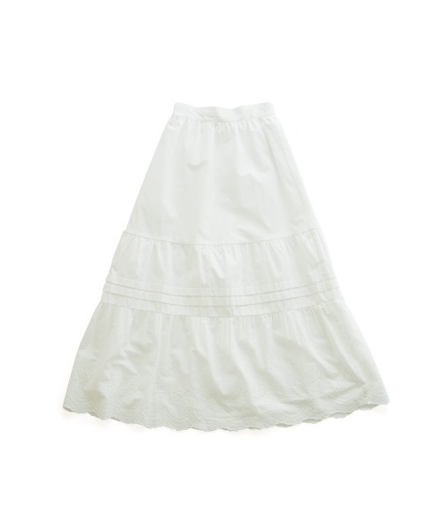 marjour（マージュール）の「HEM LACE SKIRT（スカート・レディース・オフホワイト・M）」の14枚目の写真