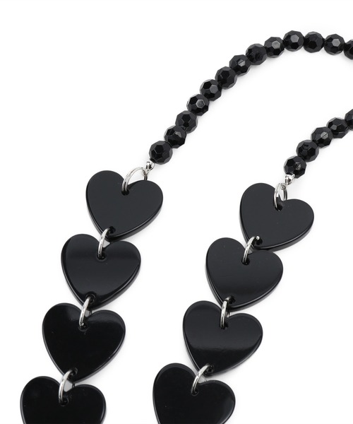 ROPE' PICNIC（ロペピクニック）の「ハートバラエティスマホマルチショルダーストラップ（スマホグッズ・レディース・ブラック/キナリ・FREE）」の6枚目の写真