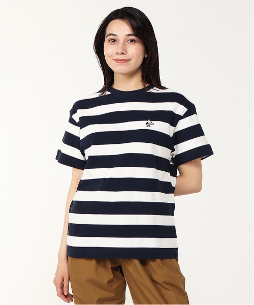 CHUMS（チャムス）の「【CHUMS】Oversized Booby Border Pique T