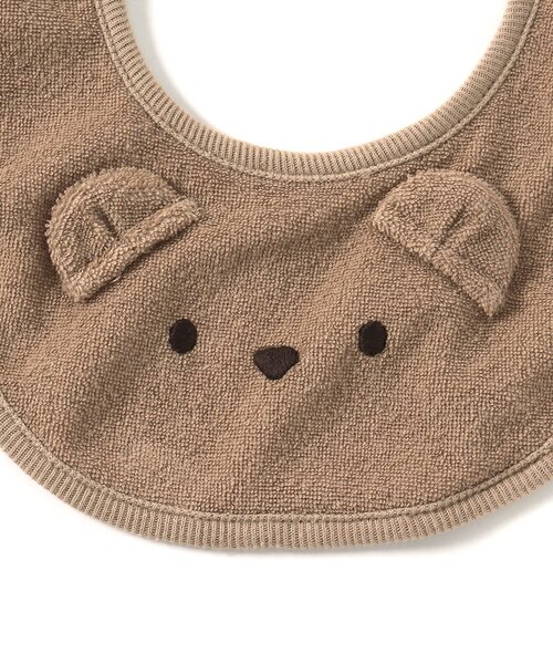 apres les cours（アプレレクール）の「くまモチーフスタイ（スタイ/よだれかけ・キッズ・ベージュ・90）」の3枚目の写真