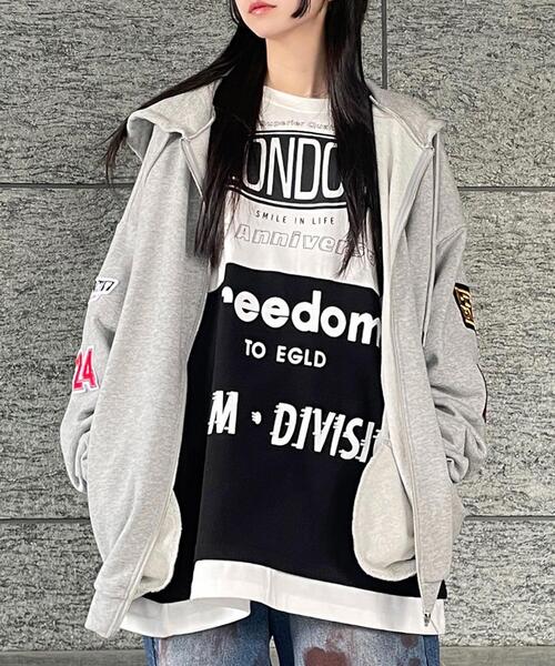 Figments（フィグメンツ）の「ワッペンビッグZIPパーカー（パーカー