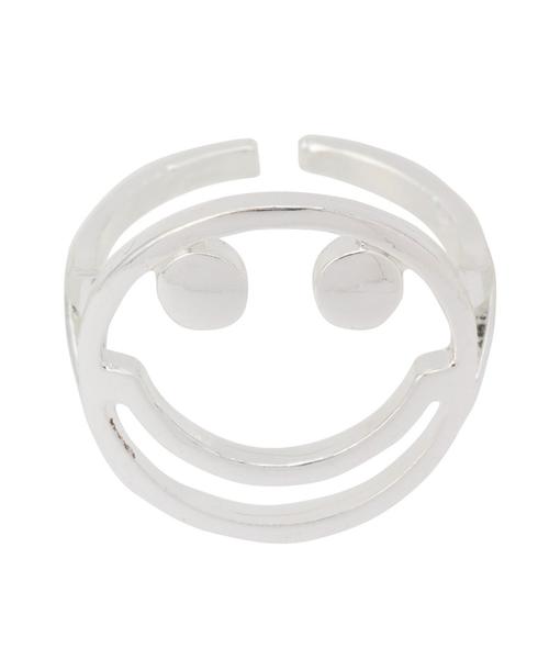 BEAUTY&YOUTH UNITED ARROWS（ビューティーアンドユースユナイテッドアローズ）の「BY スマイルフェイス ビッグリング（リング・レディース・ゴールド/シルバー・フリー）」の2枚目の写真