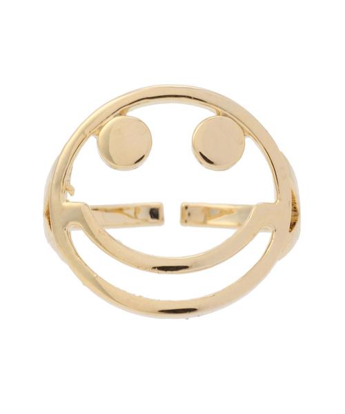 BEAUTY&YOUTH UNITED ARROWS（ビューティーアンドユースユナイテッドアローズ）の「BY スマイルフェイス ビッグリング（リング・レディース・ゴールド/シルバー・フリー）」の4枚目の写真