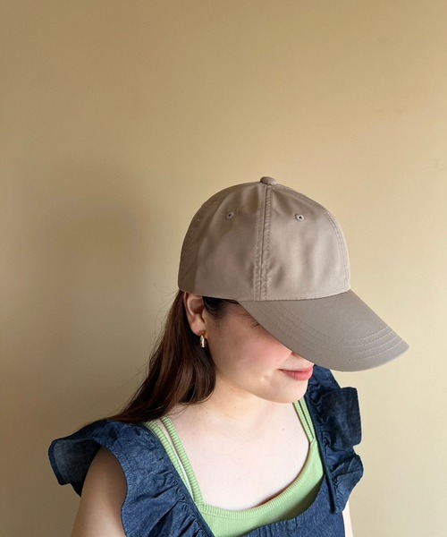 Me%（ミィパーセント）の「プレーンキャップ W/R　907668（キャップ・レディース・ベージュ・FREE）」の6枚目の写真