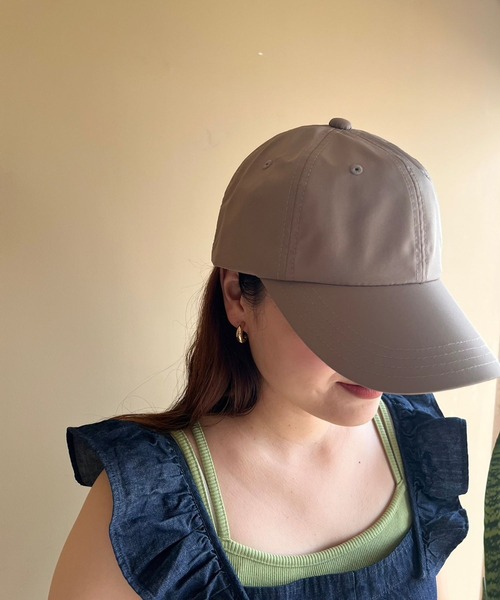Me%（ミィパーセント）の「プレーンキャップ W/R　907668（キャップ・レディース・ベージュ・FREE）」の7枚目の写真