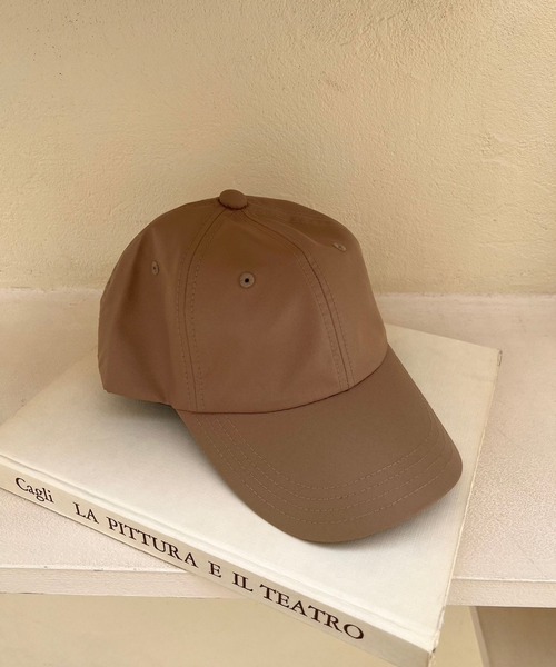 Me%（ミィパーセント）の「プレーンキャップ W/R　907668（キャップ・レディース・ベージュ・FREE）」の18枚目の写真