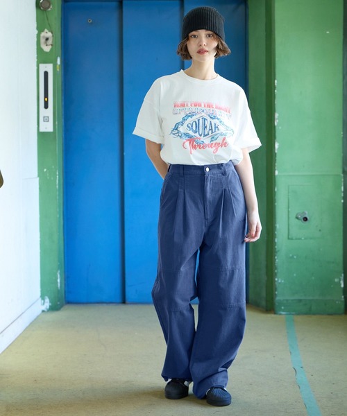 PBLIM（ページボーイリム）の「PBLIM/2タックツイルパンツ（その他パンツ・レディース・ブラック/クリーム/ブルー・MEDIUM/LARGE）」の21枚目の写真