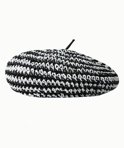 Miniministore（ミニミニストア）の「ベレー帽 麦わら帽子 レディース帽子 夏（ハンチング/ベレー帽・レディース・ベージュ/キャメル/ブラック/ブラック×ホワイト・FREE）」の15枚目の写真