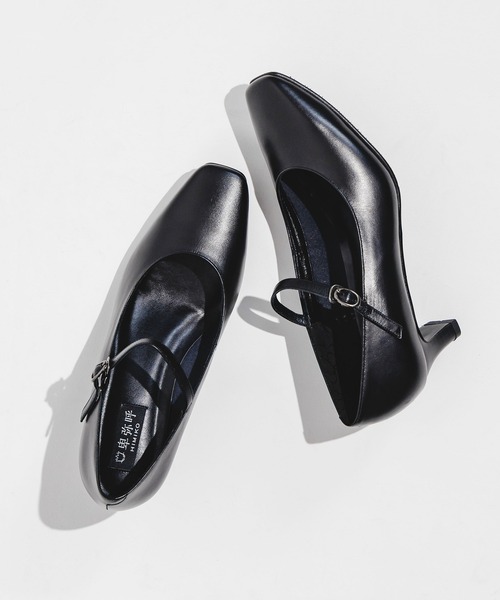 卑弥呼(ヒミコ)の「【Made in Japan】【卑弥呼】【撥水】5cmヒールスクエアトゥストラップパンプス/600004(パンプス・レディース・ブラック・21.5cm/22.0cm/22.5cm/23.0cm/23.5cm/24.0cm/24.5cm/25.0cm/25.5cm/26.0cm/26.5cm)」の18枚目の写真