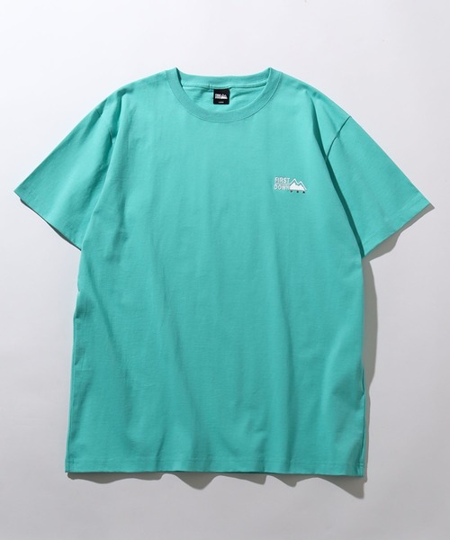 FIRST DOWN(ファーストダウン)の「【FIRST DOWN/ファーストダウン】LOGO S/S TEE COTTON JERSEY/コットンジャージーワンポイントロゴ 半袖Tシャツ 24SS(Tシャツ/カットソー・メンズ・ミント/ネイビー/ホワイト/ヘザーグレー・XL/L/M/S)」の4枚目の写真
