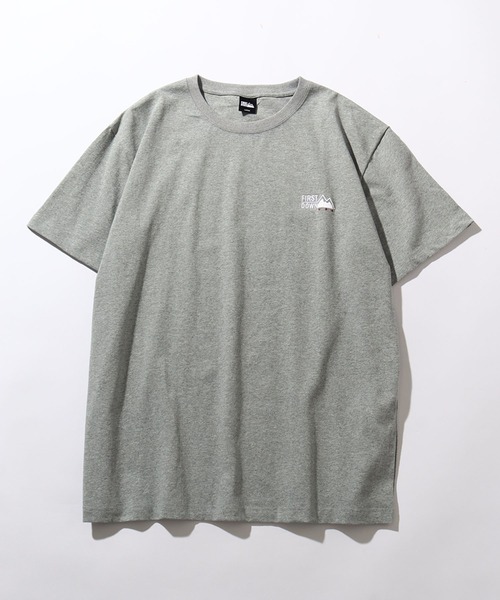 FIRST DOWN(ファーストダウン)の「【FIRST DOWN/ファーストダウン】LOGO S/S TEE COTTON JERSEY/コットンジャージーワンポイントロゴ 半袖Tシャツ 24SS(Tシャツ/カットソー・メンズ・ミント/ネイビー/ホワイト/ヘザーグレー・XL/L/M/S)」の3枚目の写真
