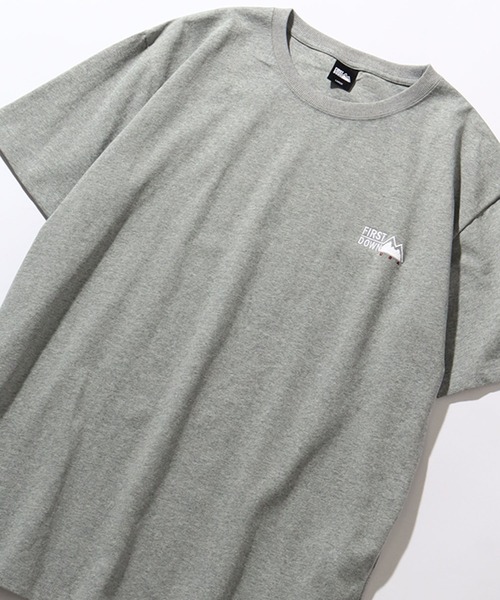 FIRST DOWN(ファーストダウン)の「【FIRST DOWN/ファーストダウン】LOGO S/S TEE COTTON JERSEY/コットンジャージーワンポイントロゴ 半袖Tシャツ 24SS(Tシャツ/カットソー・メンズ・ミント/ネイビー/ホワイト/ヘザーグレー・XL/L/M/S)」の16枚目の写真