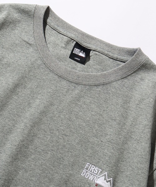 FIRST DOWN(ファーストダウン)の「【FIRST DOWN/ファーストダウン】LOGO S/S TEE COTTON JERSEY/コットンジャージーワンポイントロゴ 半袖Tシャツ 24SS(Tシャツ/カットソー・メンズ・ミント/ネイビー/ホワイト/ヘザーグレー・XL/L/M/S)」の19枚目の写真