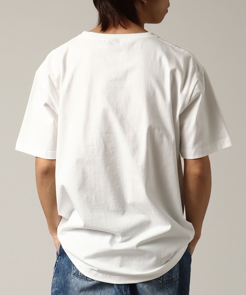 FIRST DOWN(ファーストダウン)の「【FIRST DOWN/ファーストダウン】LOGO S/S TEE COTTON JERSEY/コットンジャージーワンポイントロゴ 半袖Tシャツ 24SS(Tシャツ/カットソー・メンズ・ミント/ネイビー/ホワイト/ヘザーグレー・XL/L/M/S)」の9枚目の写真