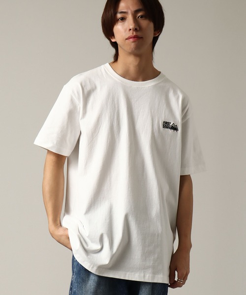 FIRST DOWN(ファーストダウン)の「【FIRST DOWN/ファーストダウン】LOGO S/S TEE COTTON JERSEY/コットンジャージーワンポイントロゴ 半袖Tシャツ 24SS(Tシャツ/カットソー・メンズ・ミント/ネイビー/ホワイト/ヘザーグレー・XL/L/M/S)」の7枚目の写真