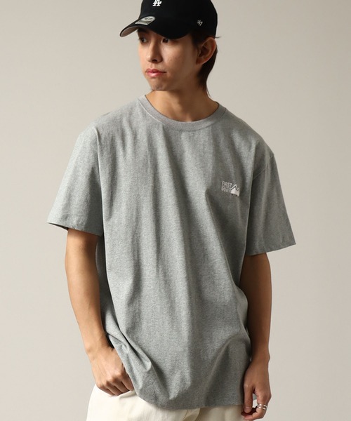FIRST DOWN(ファーストダウン)の「【FIRST DOWN/ファーストダウン】LOGO S/S TEE COTTON JERSEY/コットンジャージーワンポイントロゴ 半袖Tシャツ 24SS(Tシャツ/カットソー・メンズ・ミント/ネイビー/ホワイト/ヘザーグレー・XL/L/M/S)」の11枚目の写真
