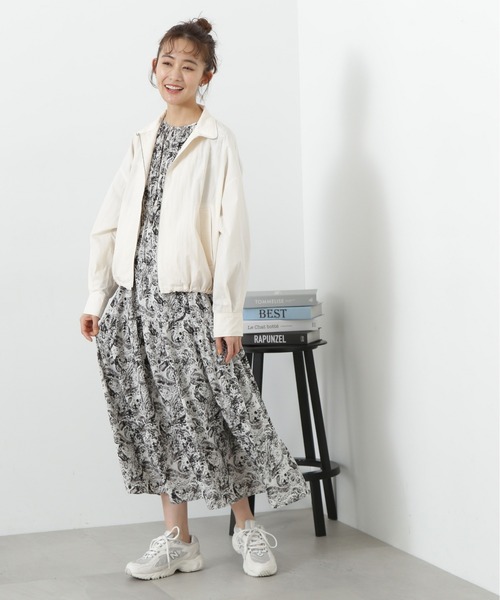 N.（N. Natural Beauty Basic）（エヌエヌナチュラルビューティーベーシック）の「◆【S Size Line】ウエストシャーリングとろみワンピース（ワンピース・レディース・ベージュ/イエロー/チャコールグレー/グレー系その他・SMALL/MEDIUM）」の21枚目の写真