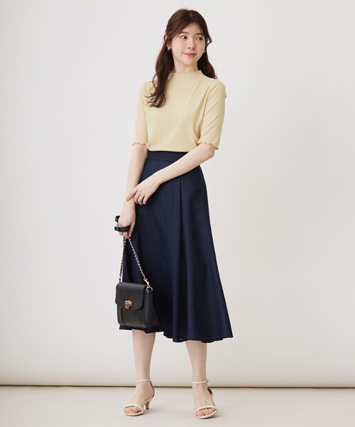 ANY SIS（エニィスィス）の「シアー インナー（Tシャツ/カットソー・レディース・スカイブルー系/ライトイエロー系/アイボリー系/グレー系/ワイン系/ダークグリーン系・2）」の19枚目の写真