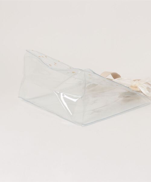 Mignonjour（ミニョンジュール）の「Mignonjour/デイジー柄クリアバッグ(大)M2299（トートバッグ・レディース・ベージュ/ベージュ系1/ピンク・FREE）」の8枚目の写真