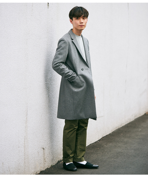 ADAM ET ROPE'(アダムエロペ)の「キャンバス×スムースレザー ストレートチップスリッポン(スリッポン・メンズ・ネイビー/ブラウン/ブラック・41/43/42/44)」の19枚目の写真