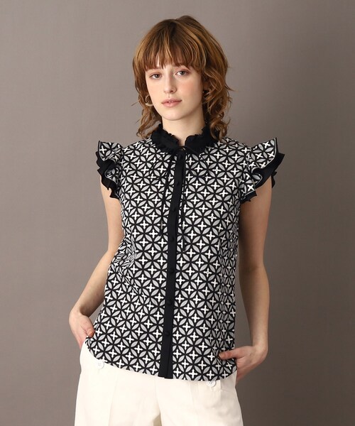 DRESSTERIOR - jurimama⭐新品⭐DRESSTERIO黒のオーバーボウブラウス、38 DRESSTERIOR｜【大人百花春号掲載 モデル美香さん着用】オーバー