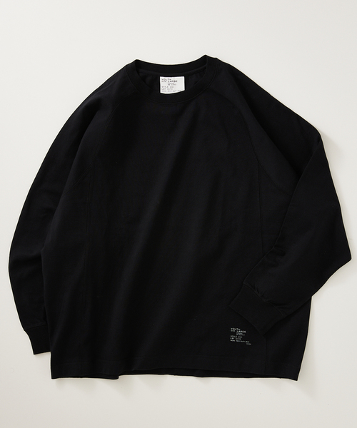 JOURNAL STANDARD relume（ジャーナルスタンダード　レリューム）の「MID WEIGHT ジャージーロングスリーブTシャツ（Tシャツ/カットソー・メンズ・アイボリー/ブラック/コバルトブルー/ホワイト・LARGE/MEDIUM）」の3枚目の写真