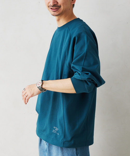 JOURNAL STANDARD relume（ジャーナルスタンダード　レリューム）の「MID WEIGHT ジャージーロングスリーブTシャツ（Tシャツ/カットソー・メンズ・アイボリー/ブラック/コバルトブルー/ホワイト・LARGE/MEDIUM）」の15枚目の写真