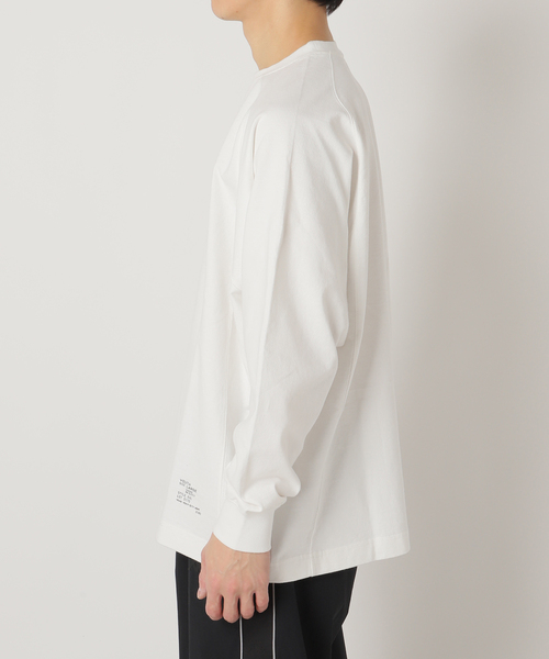 JOURNAL STANDARD relume（ジャーナルスタンダード　レリューム）の「MID WEIGHT ジャージーロングスリーブTシャツ（Tシャツ/カットソー・メンズ・アイボリー/ブラック/コバルトブルー/ホワイト・LARGE/MEDIUM）」の18枚目の写真
