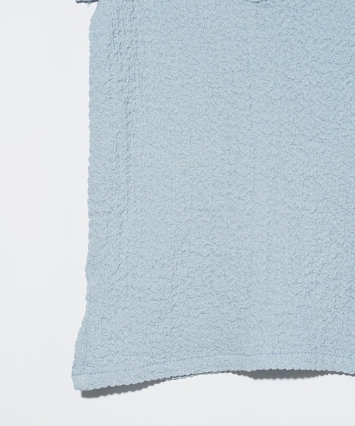 X-girl（エックスガール）の「COMPACT S/S SHIRT（シャツ/ブラウス・レディース・ブルー/ホワイト・S/M）」の18枚目の写真