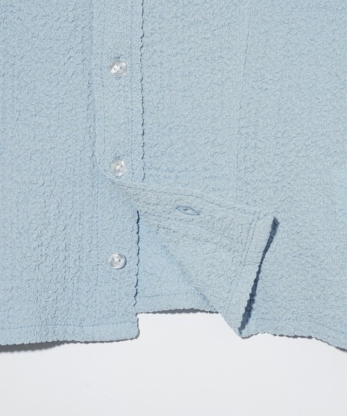 X-girl（エックスガール）の「COMPACT S/S SHIRT（シャツ/ブラウス・レディース・ブルー/ホワイト・S/M）」の20枚目の写真