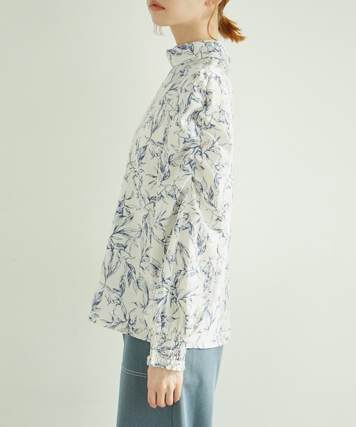 ROPE' PICNIC(ロペピクニック)の「袖シャーリングロールカラーブラウス(シャツ/ブラウス・レディース・ホワイト系その他3/ホワイト系その他・38)」の17枚目の写真