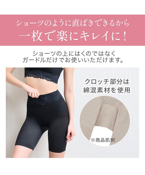 セール】綿混ハイブリッド・デイリーガードル24 ブラデリス 補正下着