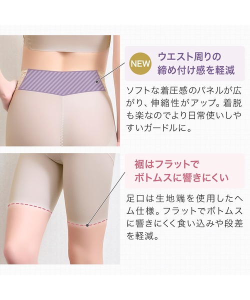 セール】綿混ハイブリッド・デイリーガードル24 ブラデリス 補正下着