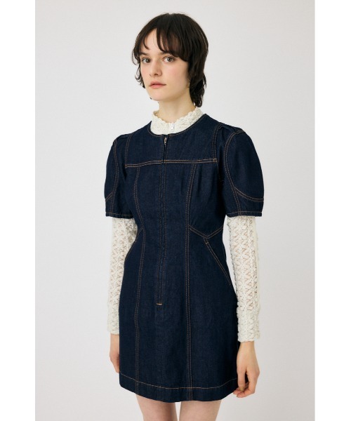 セール】FRONT ZIP ミニドレス（ワンピース）｜MOUSSY（マウジー