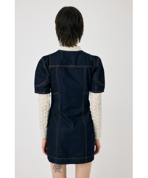 【セール】FRONT ZIP ミニドレス（ワンピース）｜MOUSSY（マウジー）