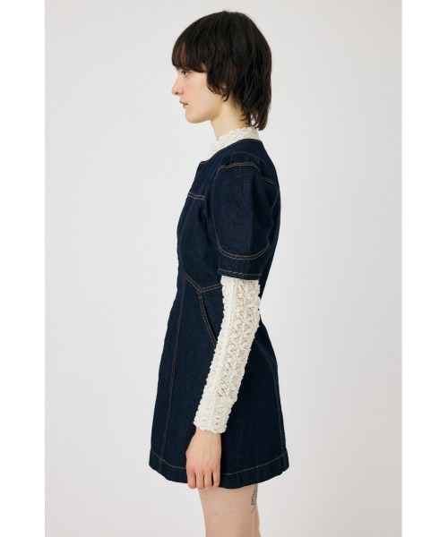 moussy ミニドレス ワンピース 白 MOUSSY | FRONT ZIP MINI ドレス (ワンピース(ミニ・ミディアム