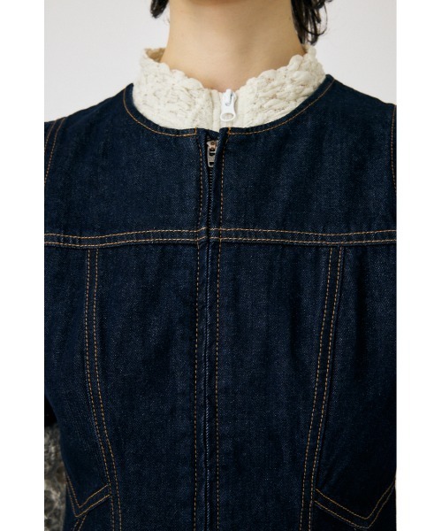 【セール】FRONT ZIP ミニドレス（ワンピース）｜MOUSSY（マウジー）