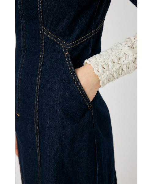 【セール】FRONT ZIP ミニドレス（ワンピース）｜MOUSSY（マウジー）