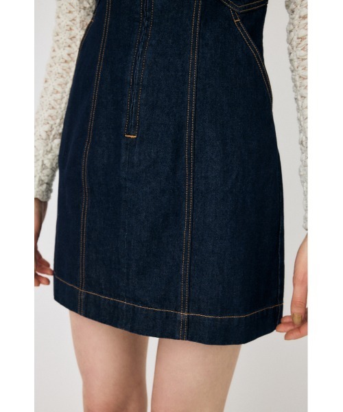 【セール】FRONT ZIP ミニドレス（ワンピース）｜MOUSSY（マウジー）