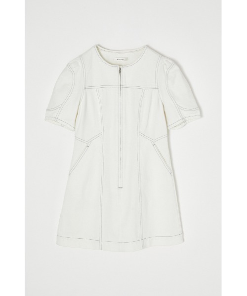 【セール】FRONT ZIP ミニドレス（ワンピース）｜MOUSSY（マウジー）