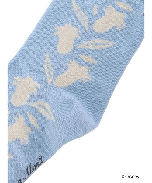 Samansa Mos2（サマンサ モスモス）の「【Disney】ティンカー・ベル/刺繍花柄ソックス（ソックス/靴下・レディース・ミント/キナリ/サックスブルー・F）」の14枚目の写真