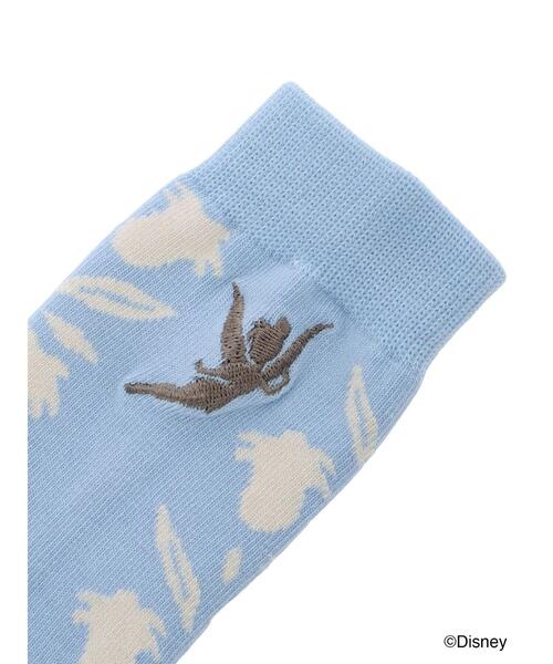 Samansa Mos2（サマンサ モスモス）の「【Disney】ティンカー・ベル/刺繍花柄ソックス（ソックス/靴下・レディース・ミント/キナリ/サックスブルー・F）」の17枚目の写真