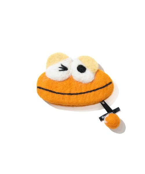 Fluke Frog (フロックフロッグ)の「Fluke Frog/フロックフロッグ カエルフェルトコインケース(コインケース・レディース・グリーン/レッド/オレンジ・FREE)」の7枚目の写真