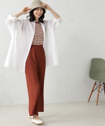 シャーリングカットパンツ