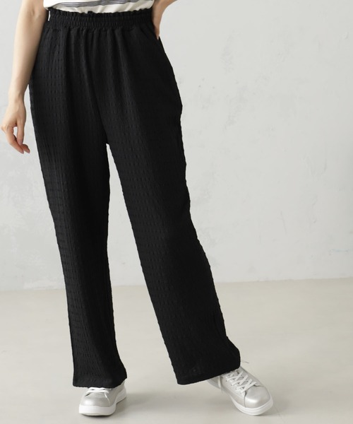 FOUND GOOD（ファウンドグッド）の「シャーリングカットパンツ（その他パンツ・レディース・アイボリー/ブラック/ブラウン系3/グリーン系5/イエロー系5・M/L/S）」の6枚目の写真