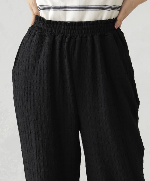 FOUND GOOD（ファウンドグッド）の「シャーリングカットパンツ（その他パンツ・レディース・アイボリー/ブラック/ブラウン系3/グリーン系5/イエロー系5・M/L/S）」の8枚目の写真