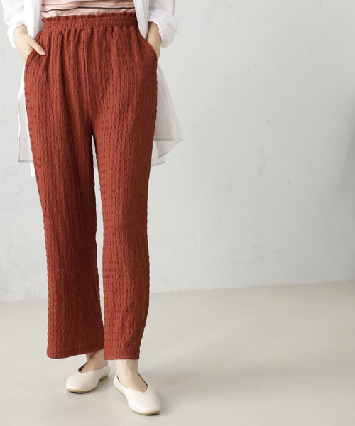 FOUND GOOD（ファウンドグッド）の「シャーリングカットパンツ（その他パンツ・レディース・アイボリー/ブラック/ブラウン系3/グリーン系5/イエロー系5・M/L/S）」の10枚目の写真