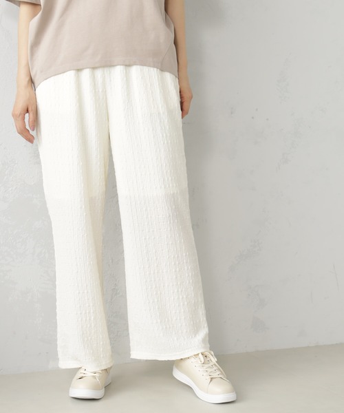 FOUND GOOD（ファウンドグッド）の「シャーリングカットパンツ（その他パンツ・レディース・アイボリー/ブラック/ブラウン系3/グリーン系5/イエロー系5・M/L/S）」の14枚目の写真