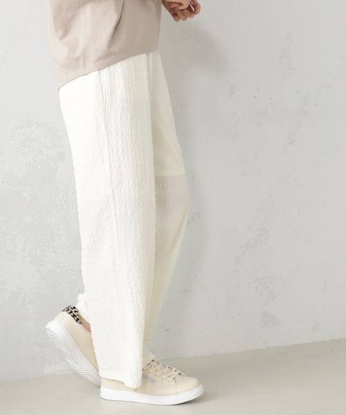 FOUND GOOD（ファウンドグッド）の「シャーリングカットパンツ（その他パンツ・レディース・アイボリー/ブラック/ブラウン系3/グリーン系5/イエロー系5・M/L/S）」の15枚目の写真