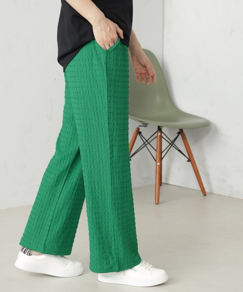 FOUND GOOD（ファウンドグッド）の「シャーリングカットパンツ（その他パンツ・レディース・アイボリー/ブラック/ブラウン系3/グリーン系5/イエロー系5・M/L/S）」の19枚目の写真